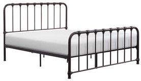 Mazin Furniture Bethany Dark Bronze Queen Bed-1