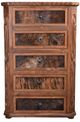 Horizon Home® Lasso 5-Piece Cowhide Brown Queen Panel Bedroom Set-1
