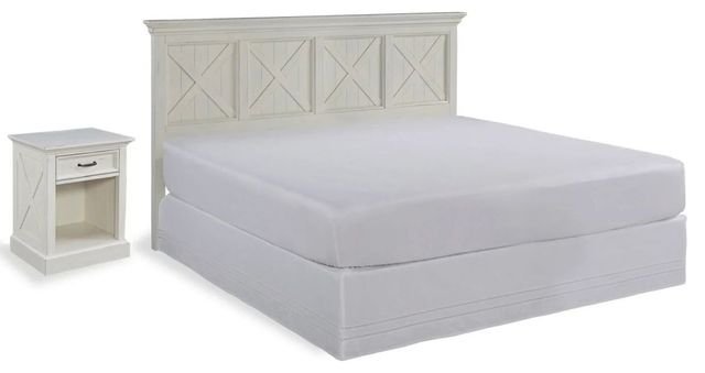 homestyles® Seaside Lodge 2-Piece Off-White King Headboard Set