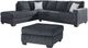 Signature Design by Ashley® Altari 2-Piece Slate Sectional with Ottoman-0