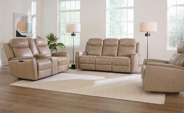 Bassett® Furniture Club Level Douglas Wheat Wallsaver Power Recliner-3