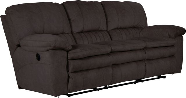 Catnapper® Reyes Chocolate Lay Flat Reclining Sofa-0