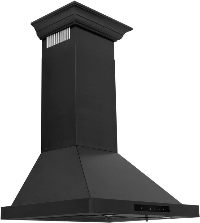 ZLINE 24" Black Stainless Steel Wall Mounted Range Hood-1