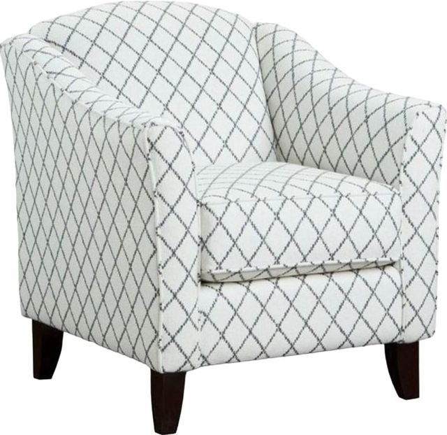 Fusion Furniture Muse Blue/White Accent Chair-0