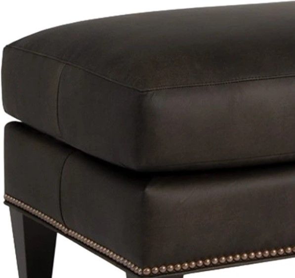 Smith Brothers Customizable 270 Leather Ottoman-1