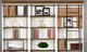 Sunny Designs™ Pasadena Buckskin/Marble White Bookcase with Metal Post-2
