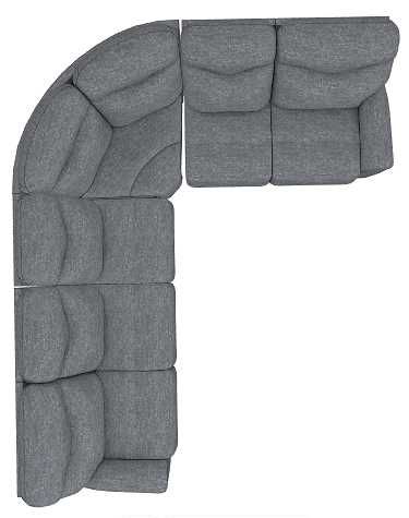 La-Z-Boy® James Midnight Reclining Sectional with Custom Layout Options-3