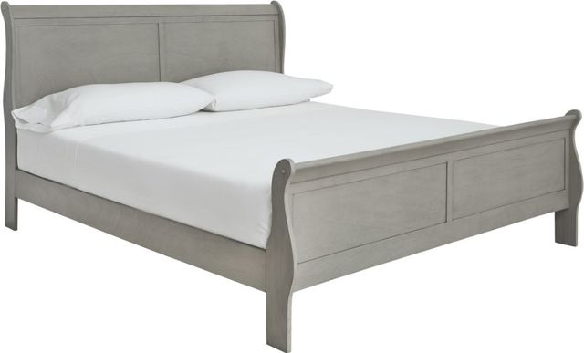 Signature Design by Ashley® Kordasky 3-Piece Dove Gray California King Sleigh Bed Set-1