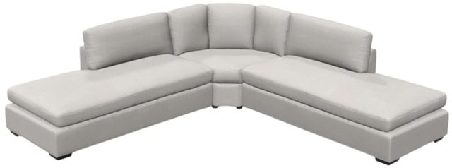 Palliser® Furniture Customizable Ensemble Angle Arm 3-Piece Curved Sectional-1