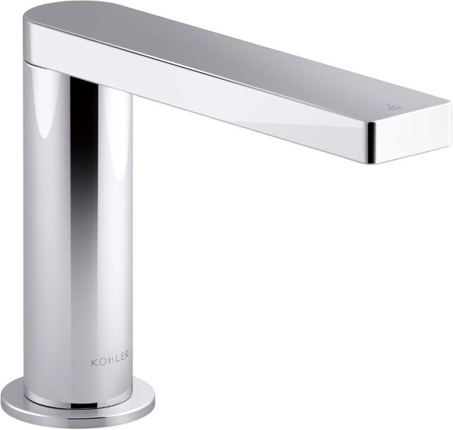 KOHLER® Composed® Polished Chrome Touchless Single-Hole Lavatory Faucet with Kinesis® Sensor Technology, DC-Powered, 0.35 GPM-0