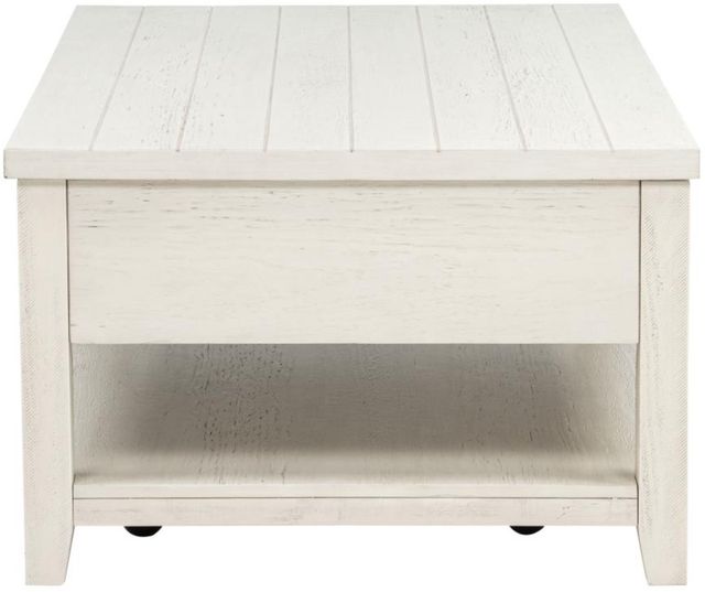 Coaster® Payne Distressed White Lift Top Coffee Table-4