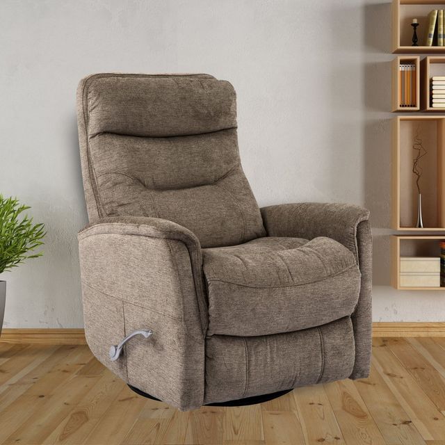 Parker House® Gemini Heather Manual Swivel Glider Recliner-1