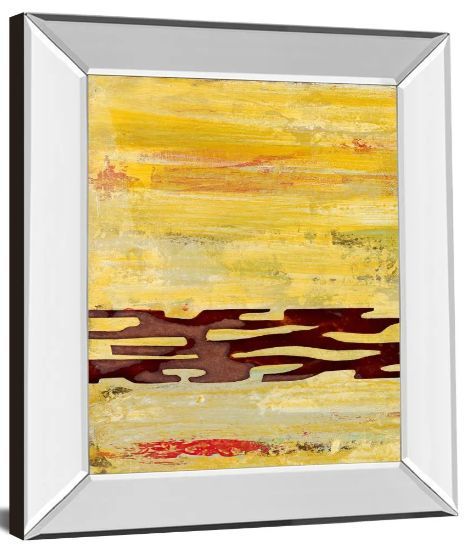 Classy Art Tire Mark l by Natalie Avondet Mirror Framed Wall Art-1