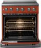 Viking® 5 Series 30" Spiced Cider Pro Style Electric Range with Polished Chrome Trim-1