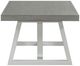 Liberty Furniture Palmetto Heights Driftwood Rectangular Cocktail Table with Shell White Base-2