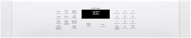 GE® 27" White Electric Built In Single Oven-2
