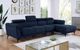 Furniture of America® Napanee 3-Piece Navy Right-Arm Facing Sectional and Chaise-1
