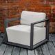 Uttermost® Remsen Java Black/Oyster Fabric/Metal Outdoor Lounge Chair-5