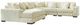 Signature Design by Ashley® Lindyn 5-Piece Ivory Left-Arm Facing Sectional and Chaise-0