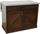 American Heartland Manufacturing Rustic Two Tone Cherry/White Kitchen Island with Flip-up Top-0