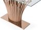 VIG Furniture Modrest Paxton Chrome/Rose Gold Modern Console Table-2