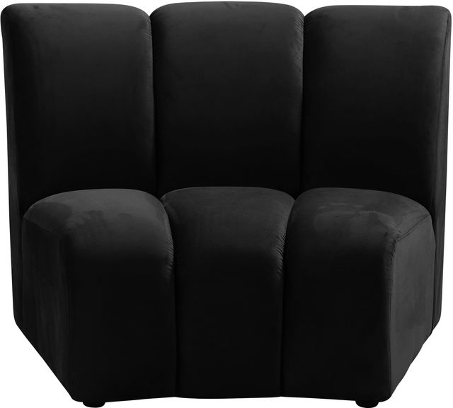 Meridian Furniture Infinity Black Velvet Modular Chair-0