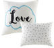 Olliix by Intelligent Design Raina Aqua and Silver King/California King Metallic Printed Comforter Set-1