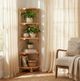 Crestview Collection Capri Natural/Tan Corner Shelf-1