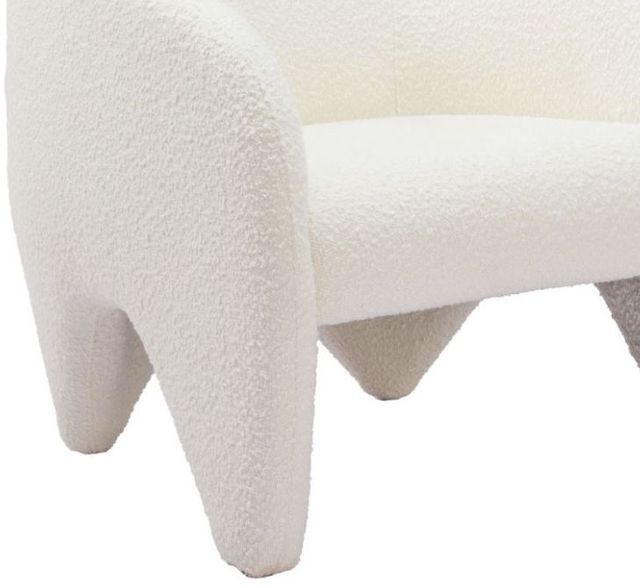 Zuo® Modern Lopta White Accent Chair-1