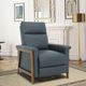 BarcaLounger® Lewiston Santa Fe Ocean Leather Manual Recliner-2