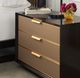 Caracole® Triple Wrap Caracole Classic Champagne Gold/Dark Chocolate Nightstand-3
