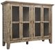 Jofran Inc. Rustic Shores Watch Hill Brown Gray 4-Door Accent Cabinet-0
