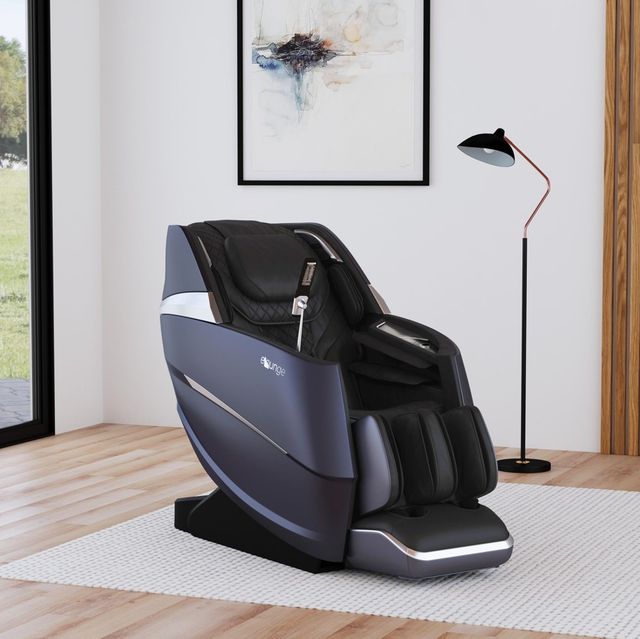 Elements International Ease Black Massage Chair with Eye Massager-1