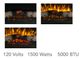 International Furniture Direct Mezquite Brown Mantel Fireplace Console-4