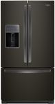 Whirlpool® 26.8 Cu. Ft. Fingerprint Resistant Black Stainless French Door Refrigerator-0