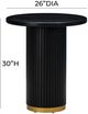 TOV Furniture Chelsea Black Entry Table-2