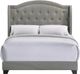 Intercon Rhyan Smoke Youth Full Upholstered Panel Bed-2