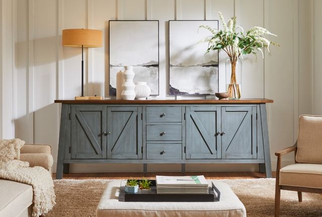aspenhome® Pinebrook Denim 96'' Console-2