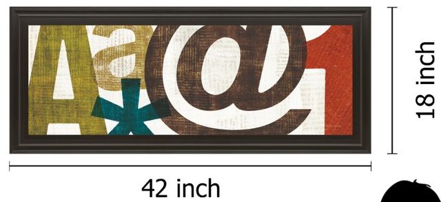 Classy Living Micheal Mullan Punctuated III 18" Wall Art-2