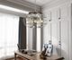 Cal® Lighting & Accessories Liberty Brushed Steel Chandelier-1