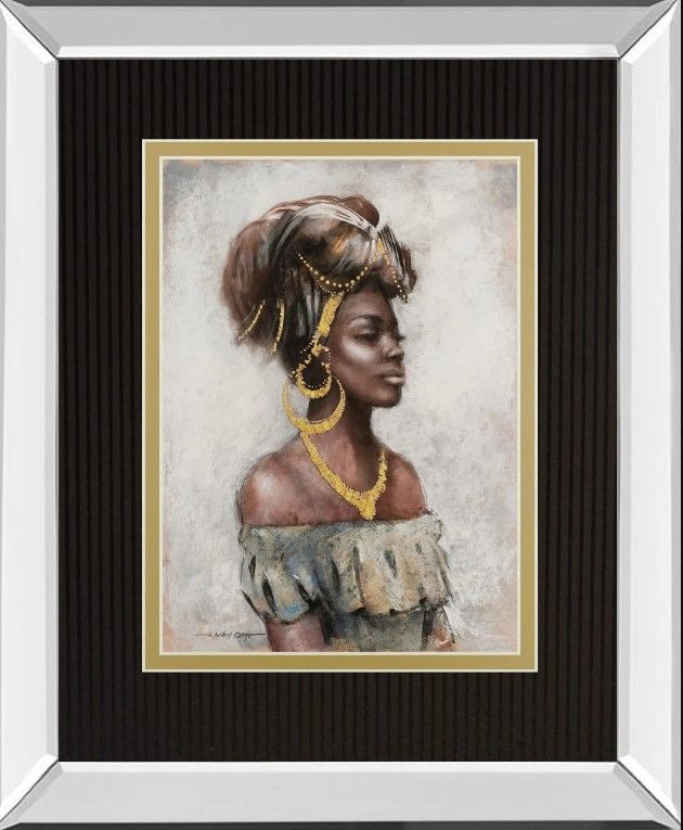 Classy Art Beauty And Grace By E. Anthony Orme Mirror Framed Wall Art-0