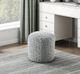 Homelegance® Easley Black/White Cylindrical Pouf-1