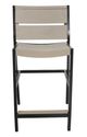CabanaCoast® Customizable Jasper SOL Teak™ Outdoor Balcony Stool-1