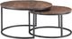 Powell® Wynter Brown Nesting Coffee Table with Black Frame-5