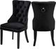Meridian Furniture Nikki Black Velvet Dining Chair-4