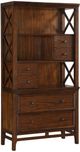 Mazin Furniture Frazier Park Brown Cherry Bookcase-0