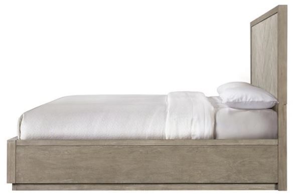 Riverside Furniture Zoey California King Herringbone Panel Bed-1