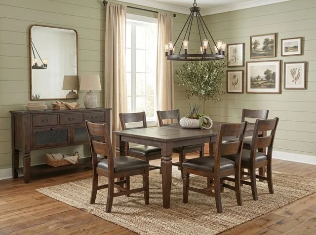 Sunny Designs™ Homestead Tobacco Leaf Extension Dining Table-2