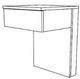 NAD Home Manhattan Suede Attached Nightstand - Right-0