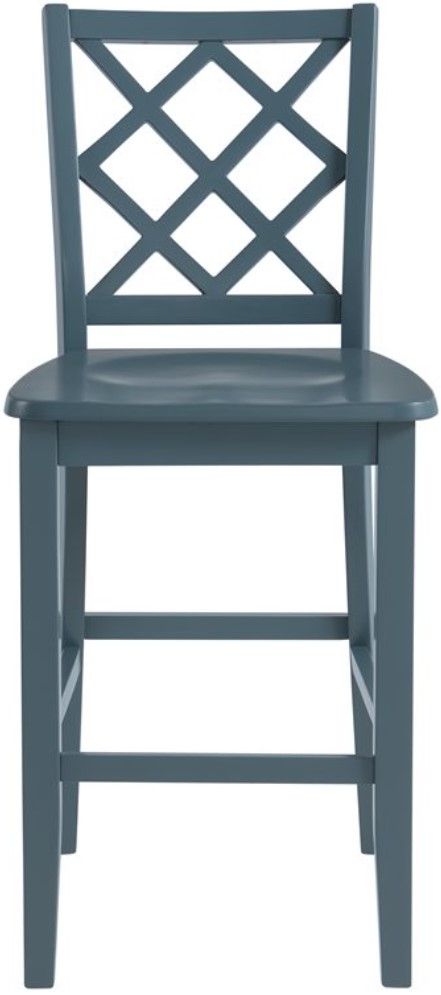 Emerald Home Whitmore Navy Counter Height Chair-1
